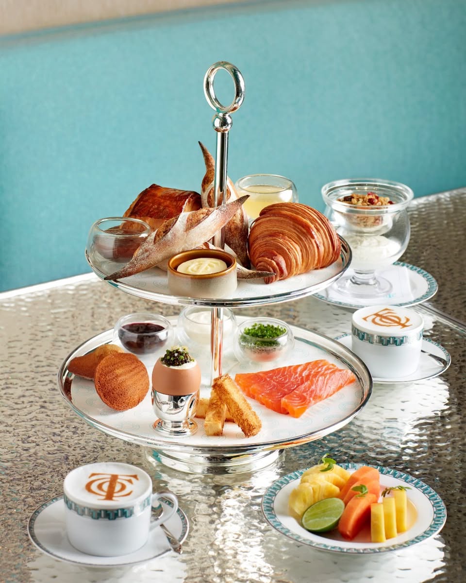 Afternoon tea set at Blue Box Cafe ION Orchard