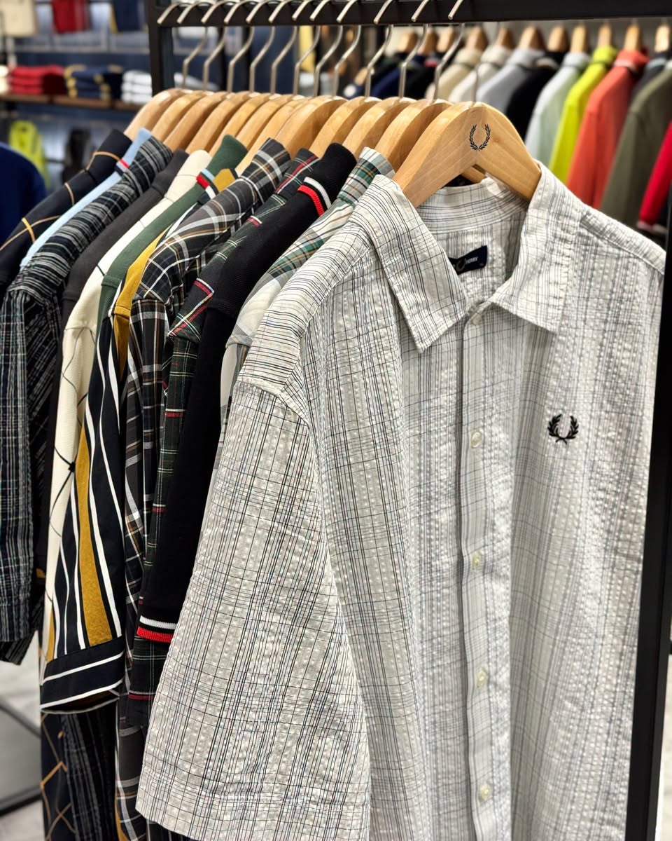 Fred Perry shirts at Takashimaya Men's Fashion