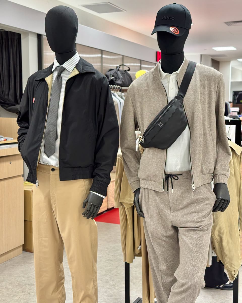 HUGO Boss Autumn men's fashion display