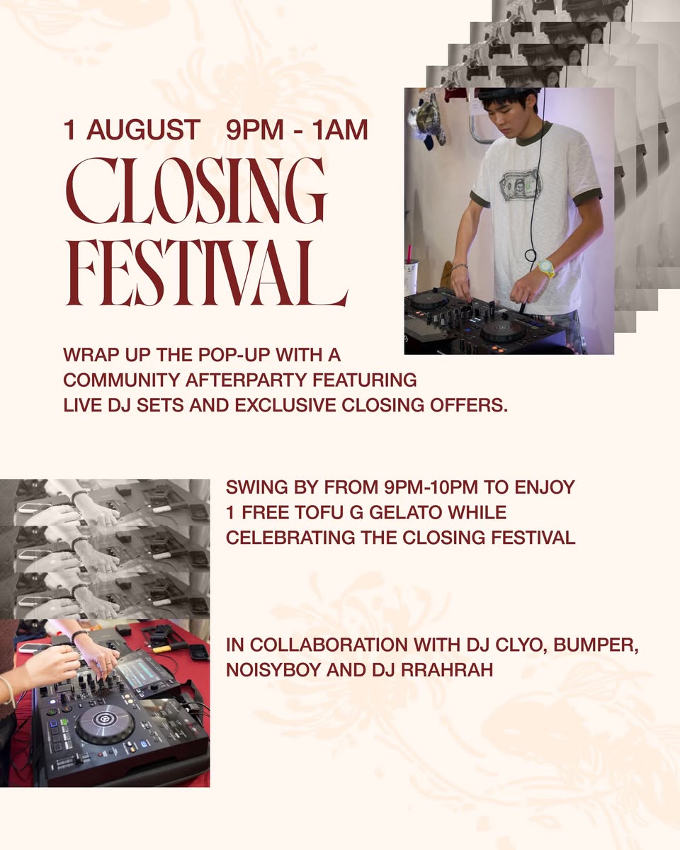 Closing Festival at Maroon Clothing Mandarin Gallery