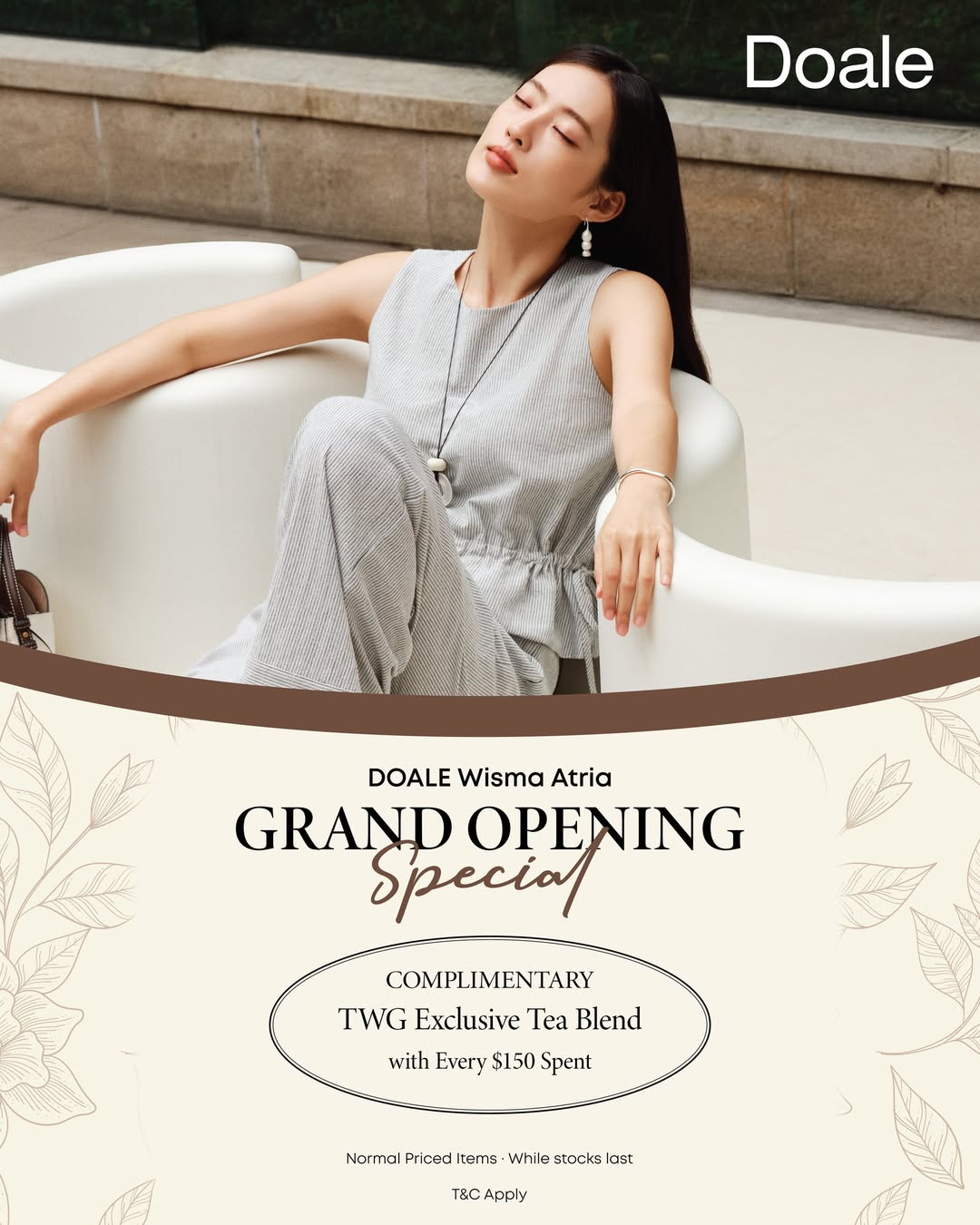 Doale Reopens at Wisma Atria with Complimentary TWG Tea Blend Promotion
