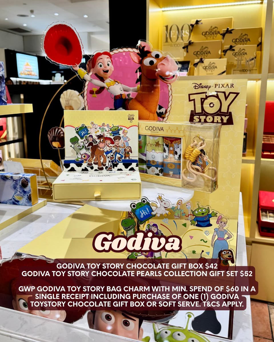 Godiva Toy Story chocolate collection at Takashimaya Food Hall B2