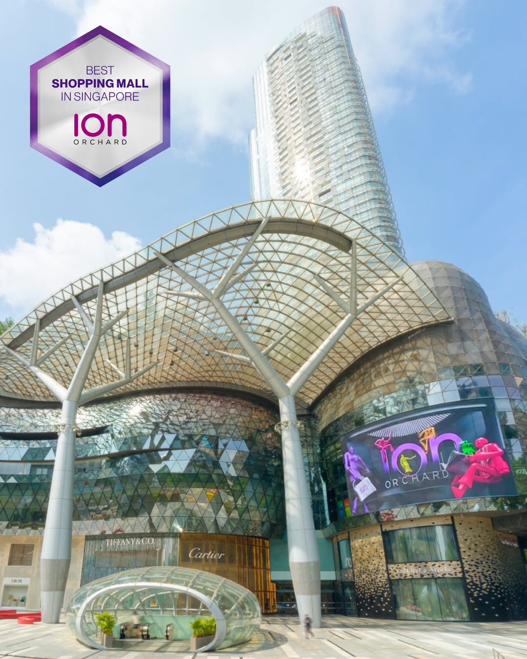 ION Orchard Best Shopping Mall in Singapore award