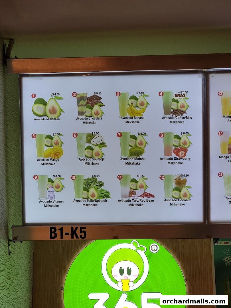 365 Juices Bar  CentrePoint