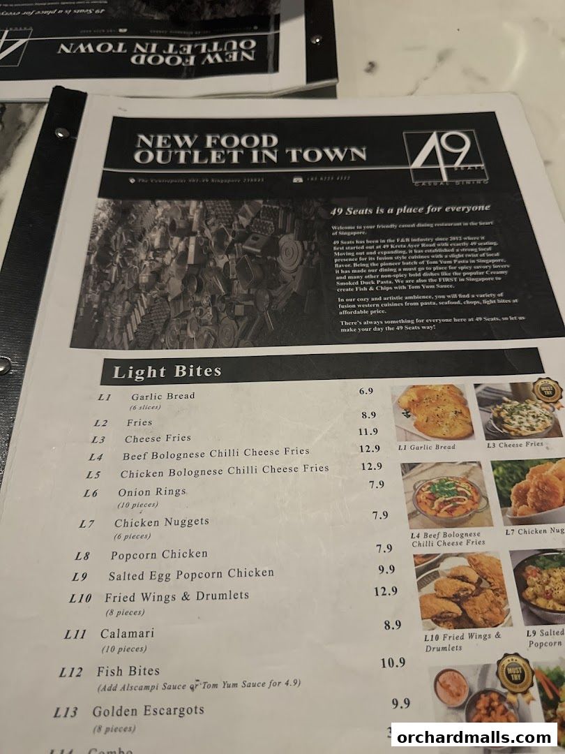 49 Seats The Centrepoint