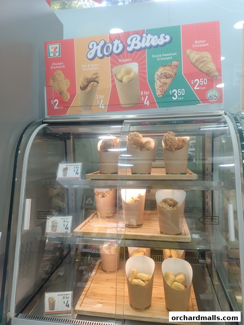 Menu page for 7-Eleven