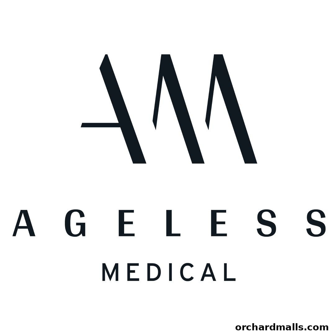 The Ageless Medical logo features a stylized 'AM' monogram above the text 'AGELESS MEDICAL'.