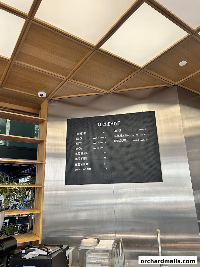 Menu page for Alchemist The Heeren