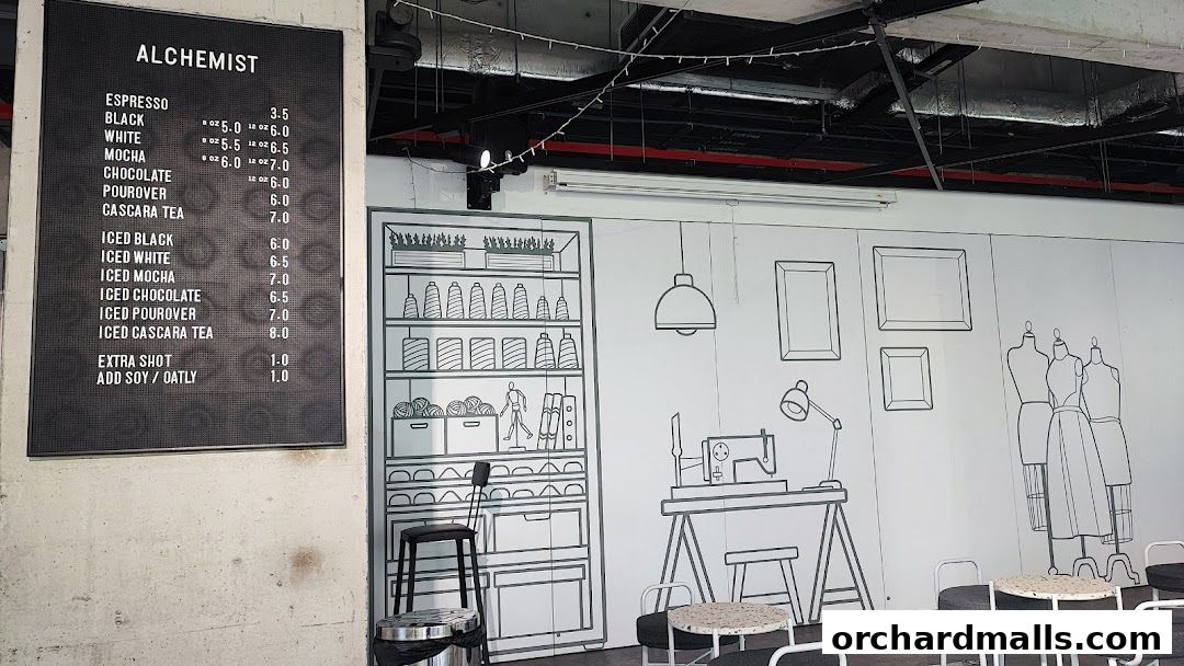 Menu page for Alchemist The Heeren