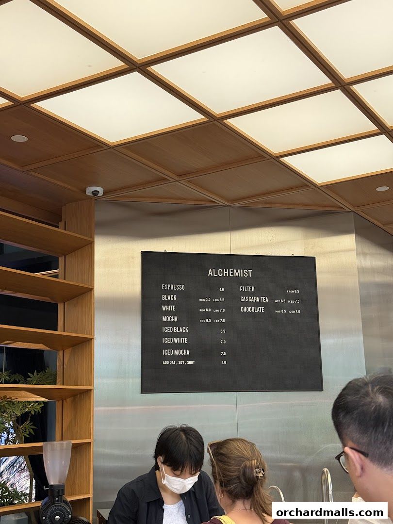 Menu page for Alchemist The Heeren