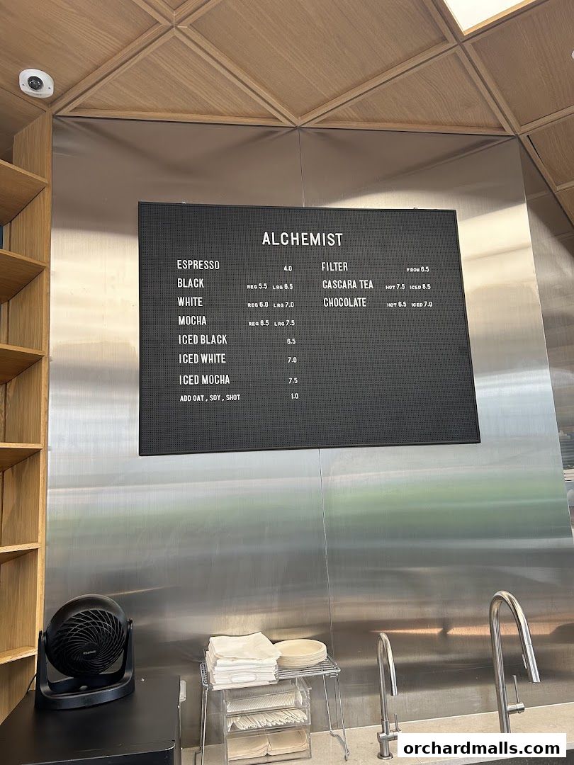 Menu page for Alchemist The Heeren