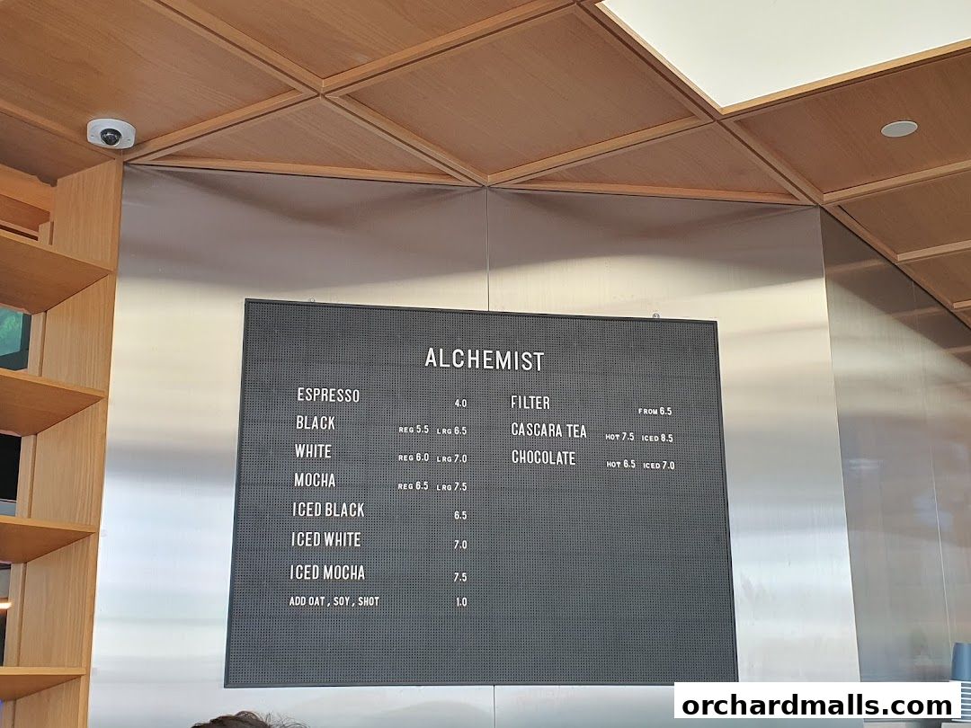 Menu page for Alchemist The Heeren