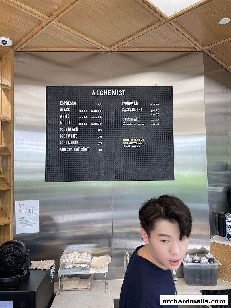 Menu page for Alchemist The Heeren