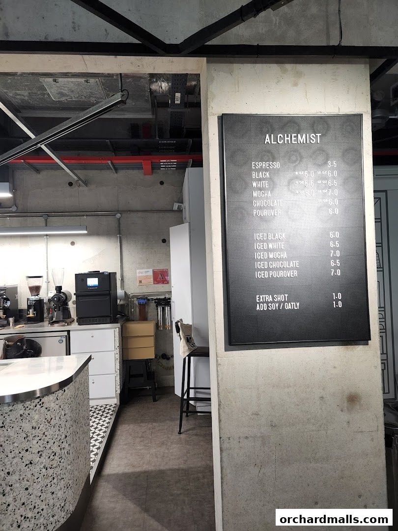 Menu page for Alchemist The Heeren