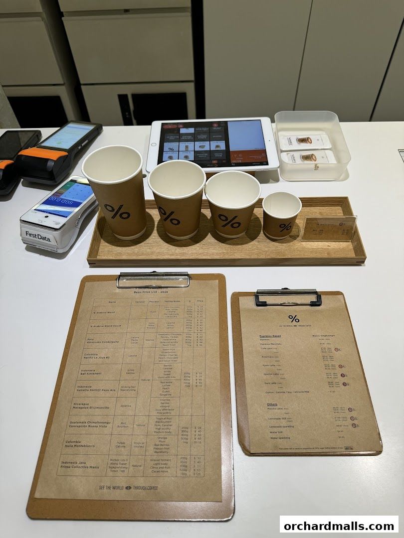 Menu page for  Arabica Singapore 313Somerset