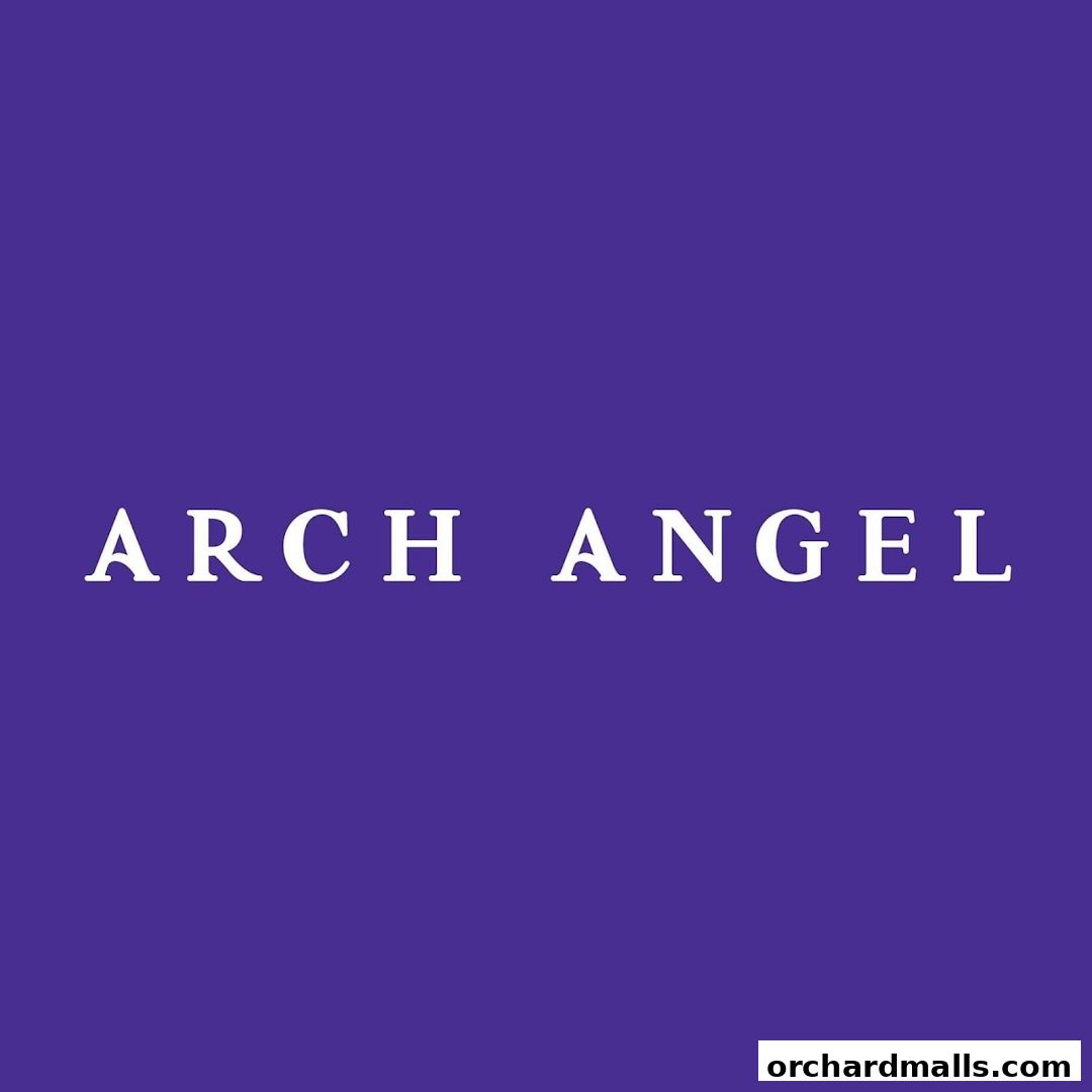 The Arch Angel Shoes logo is displayed in white text on a purple background.