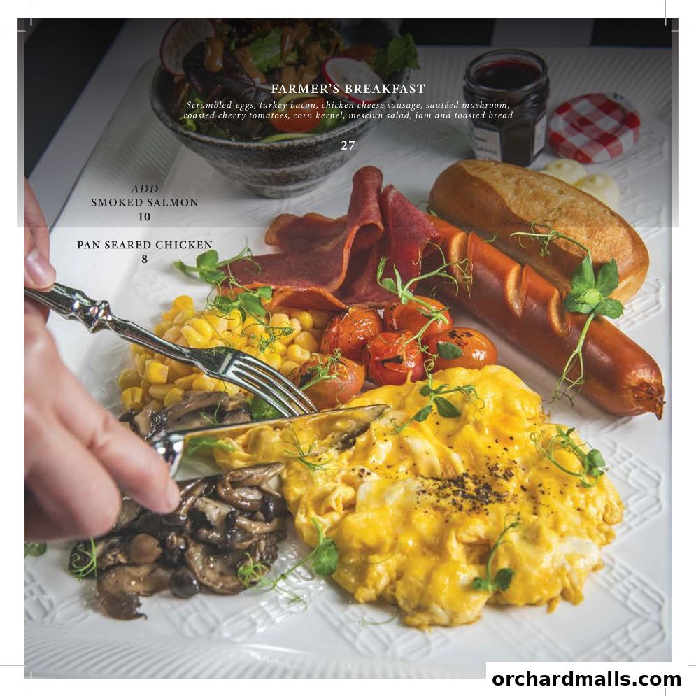 Menu page for Arteastiq  Mandarin Gallery