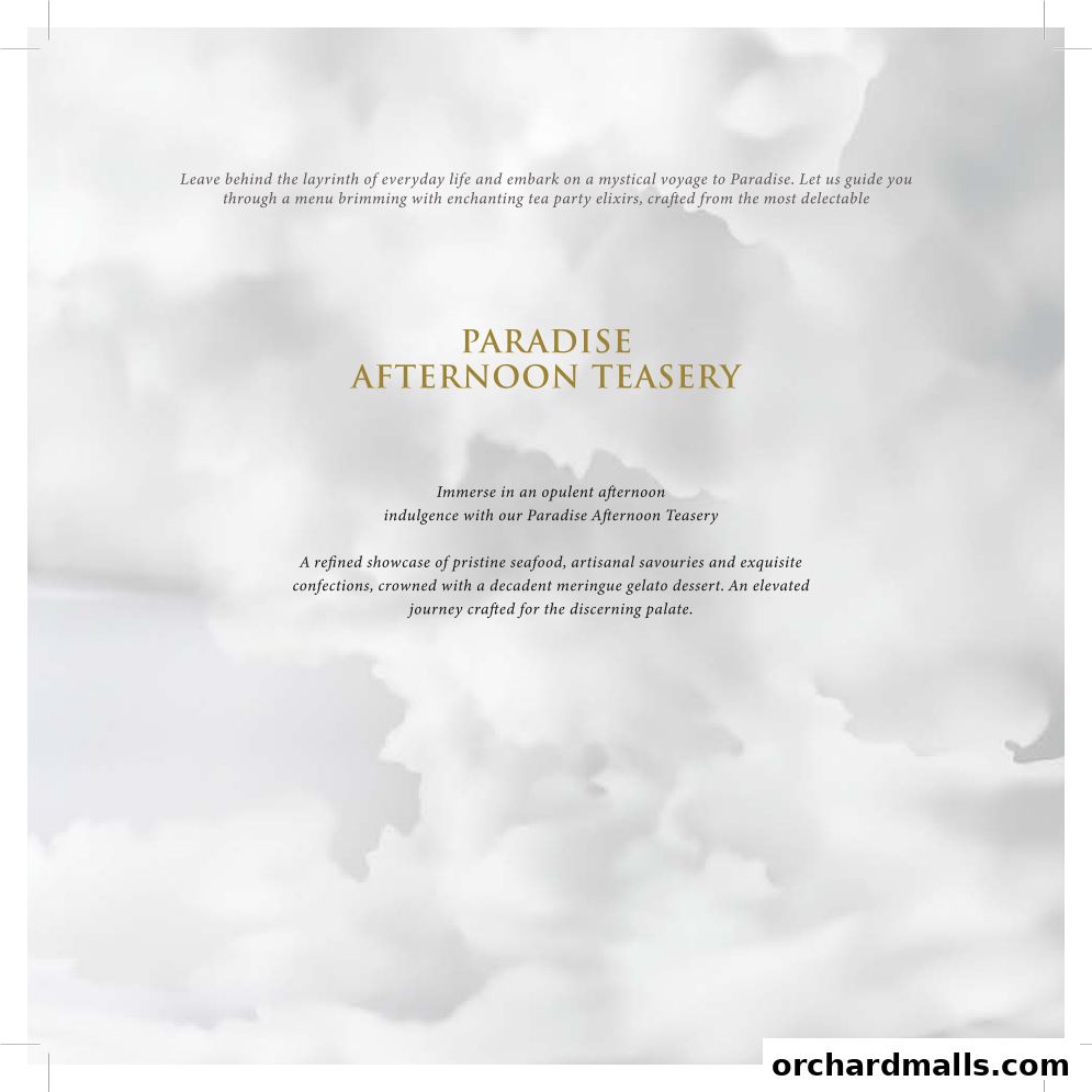 Menu page for Arteastiq  Mandarin Gallery