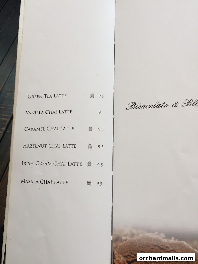 Menu page for Arteastiq  Mandarin Gallery