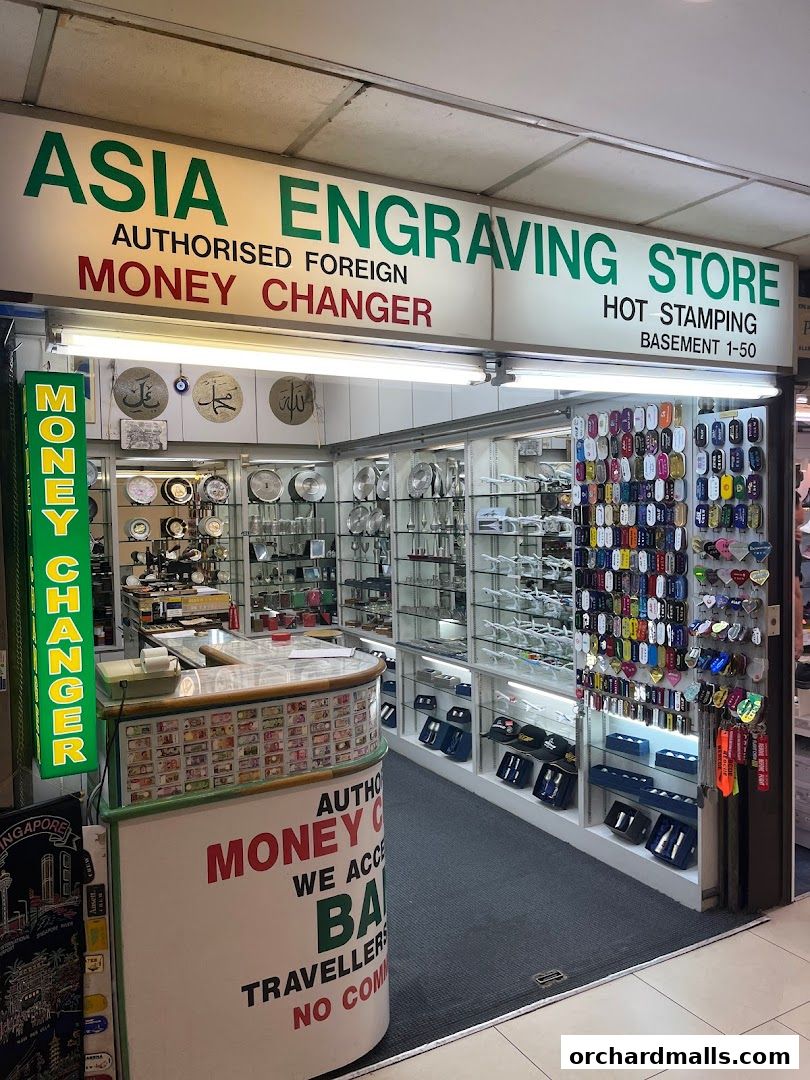 Asia Engraving Store at Orchard Road