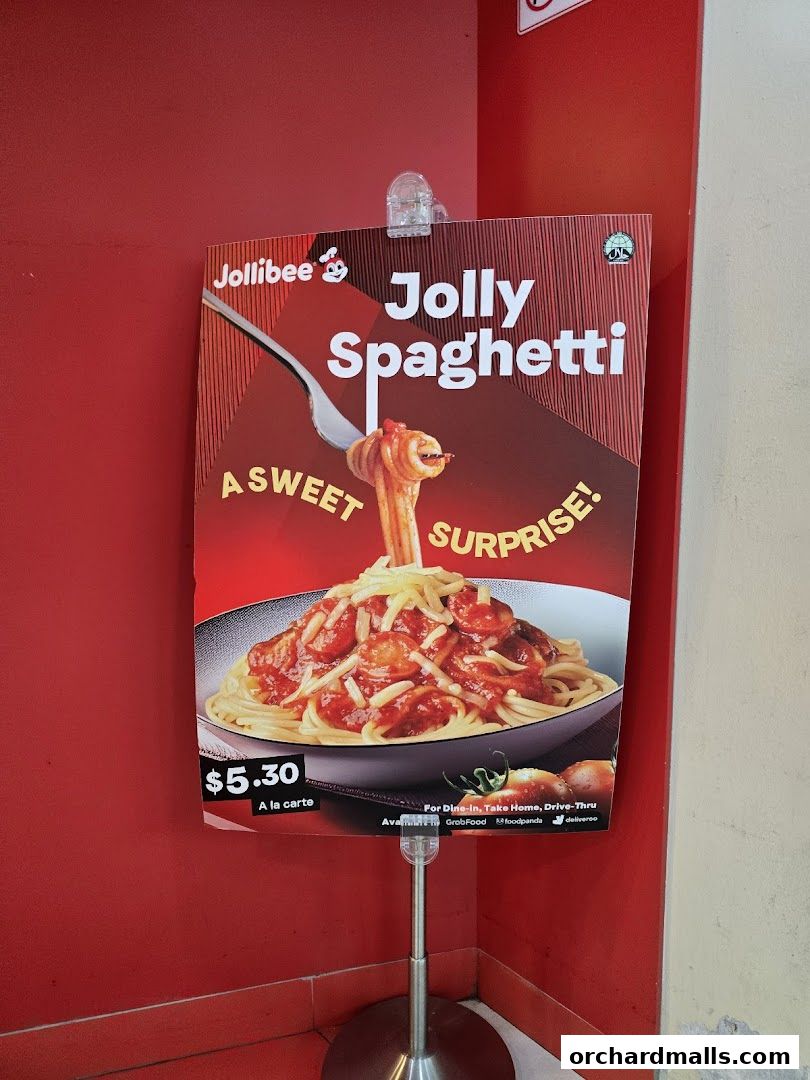 Menu page for Asian Food Mall