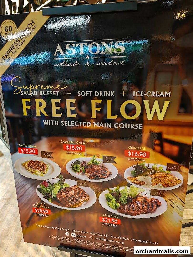 ASTONS Steak  Salad  The CentrePoint