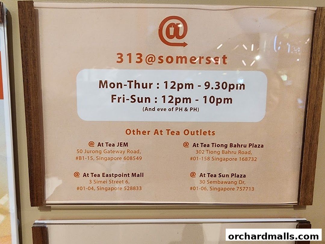 At Tea 署茗職茶  313 Somerset