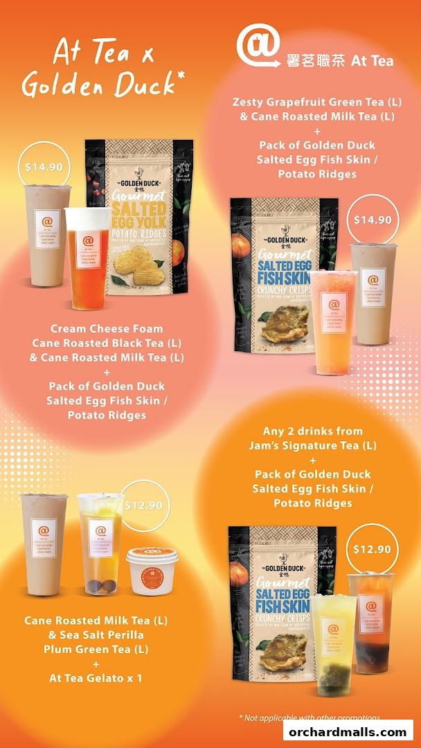 Menu page for At Tea 署茗職茶  313 Somerset