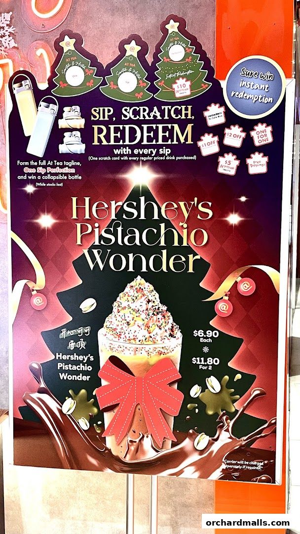 Menu page for At Tea 署茗職茶  313 Somerset