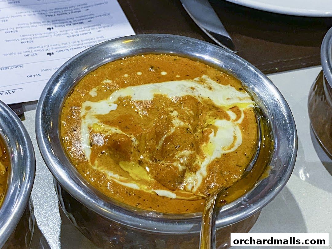 Menu page for 𝗔𝗪𝗔𝗗𝗛  Royal Indian Dining  Lounge