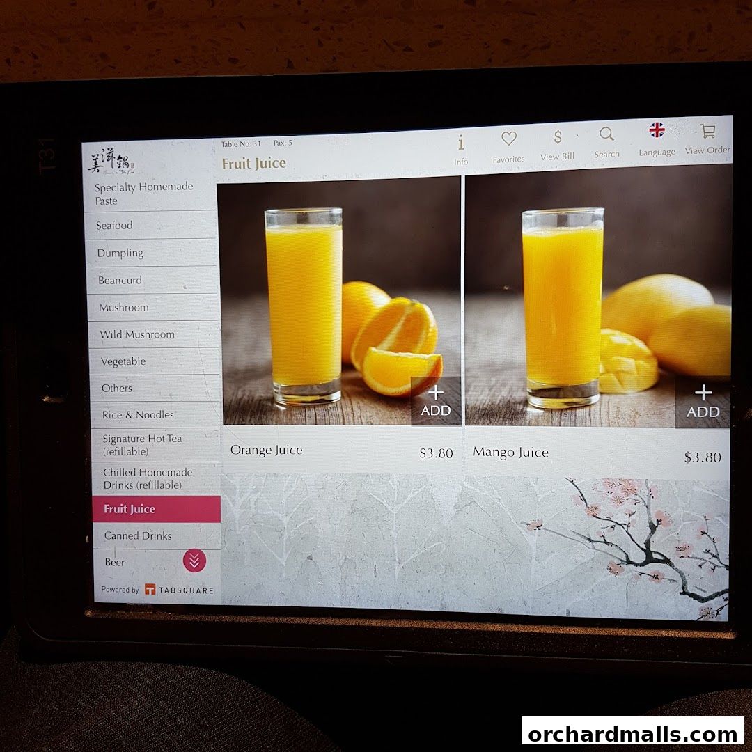 Menu page for Beauty in The Pot 美滋锅 at The Centrepoint