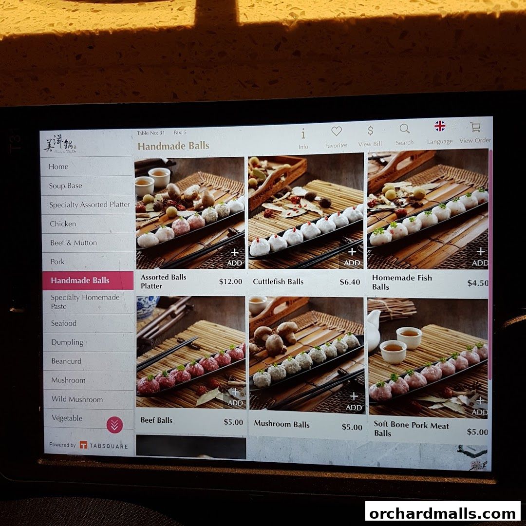 Menu page for Beauty in The Pot 美滋锅 at The Centrepoint