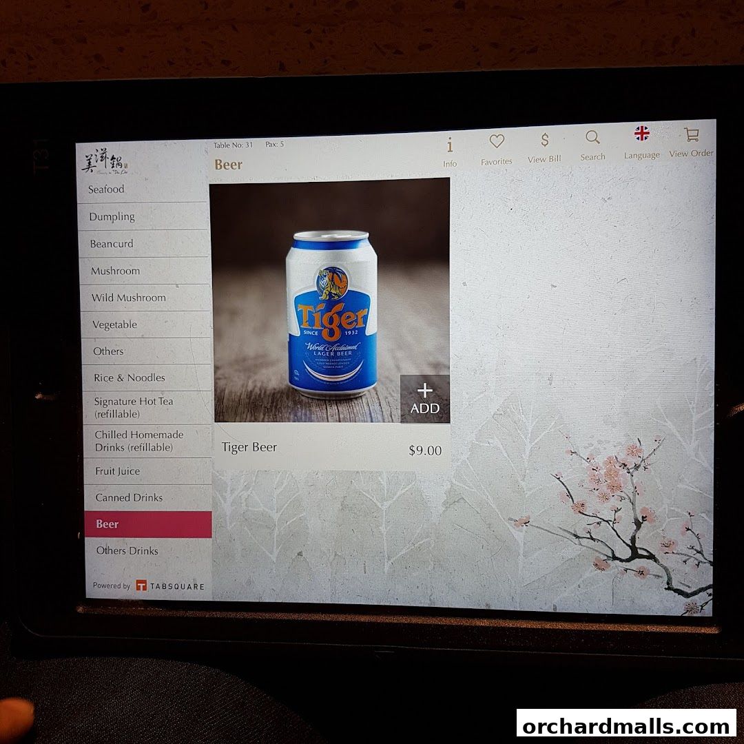 Menu page for Beauty in The Pot 美滋锅 at The Centrepoint