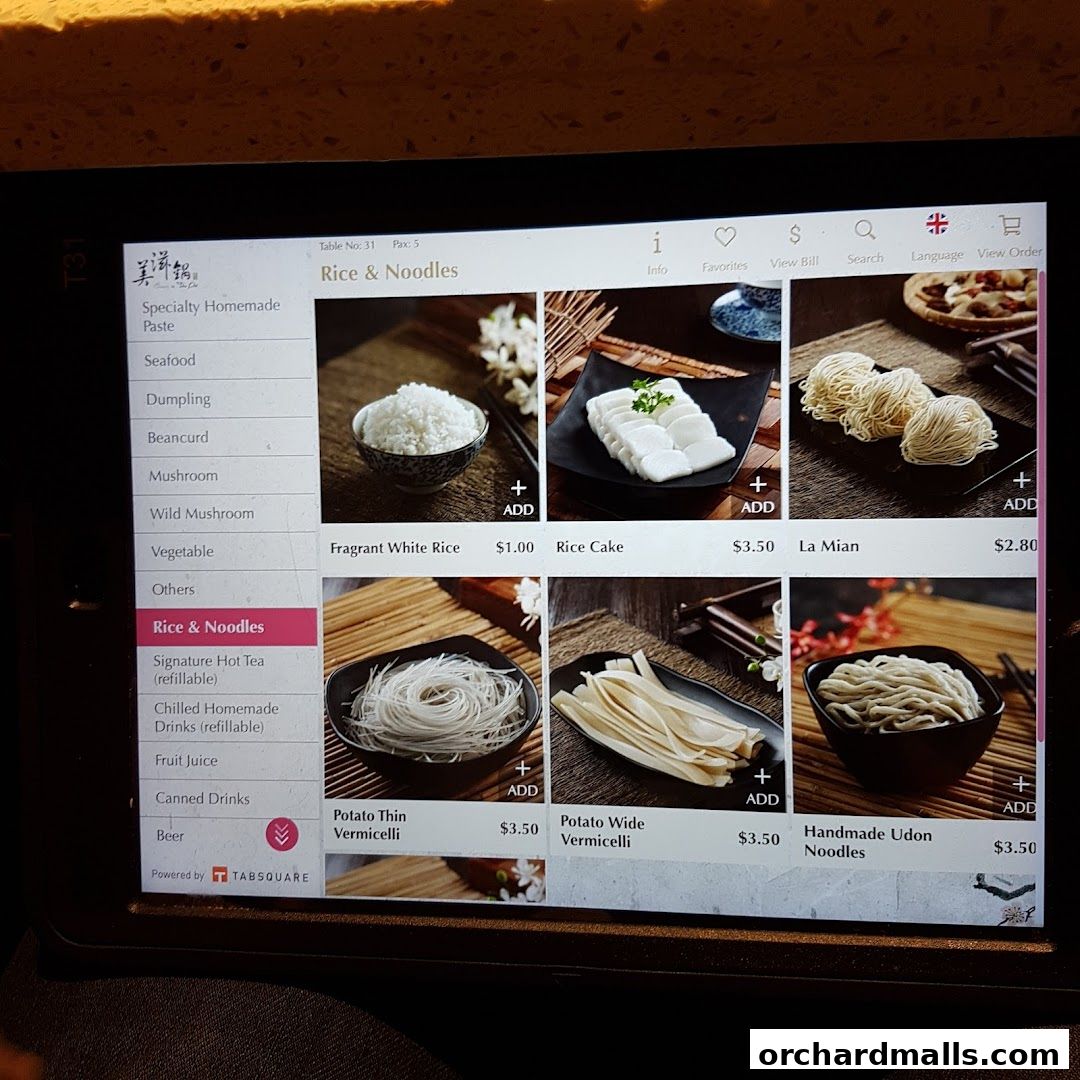 Menu page for Beauty in The Pot 美滋锅 at The Centrepoint