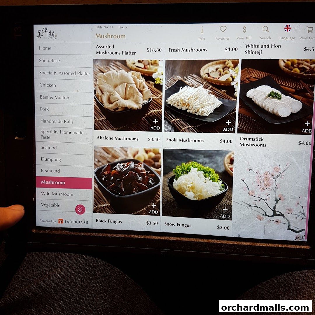 Menu page for Beauty in The Pot 美滋锅 at The Centrepoint