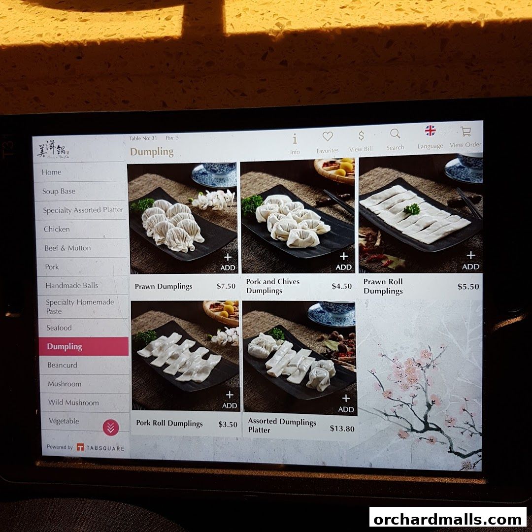 Menu page for Beauty in The Pot 美滋锅 at The Centrepoint