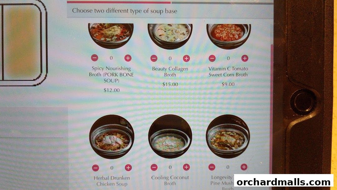 Menu page for Beauty in The Pot 美滋锅 at The Centrepoint