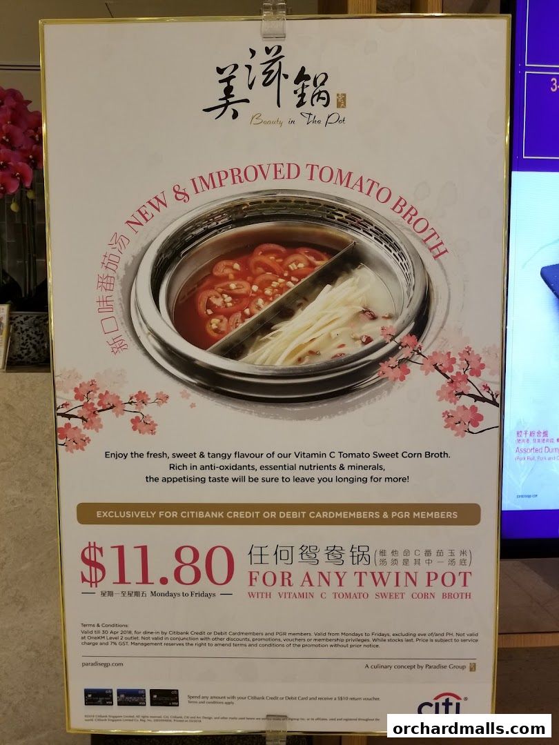 Menu page for Beauty in The Pot 美滋锅 at The Centrepoint