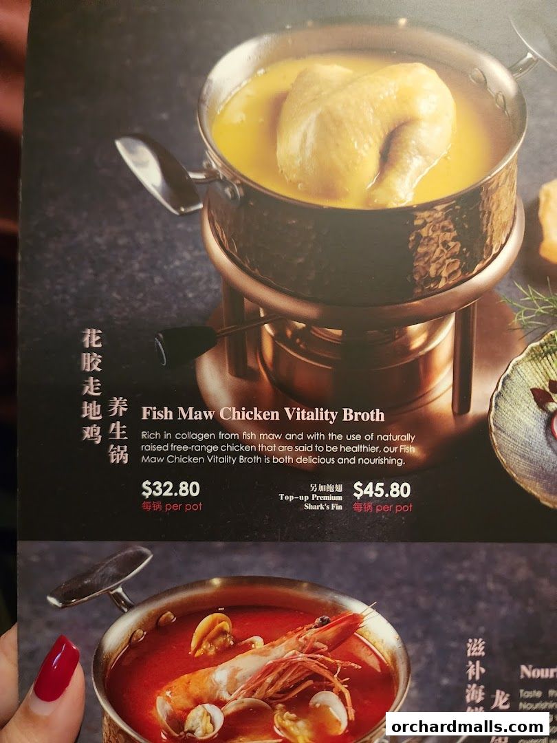 Menu page for Beauty in The Pot 美滋锅 at The Centrepoint