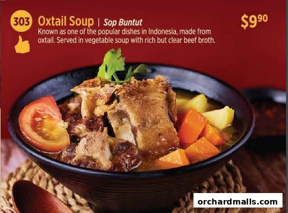 Menu page for Bebek Goreng Pak Ndut Lucky Plaza