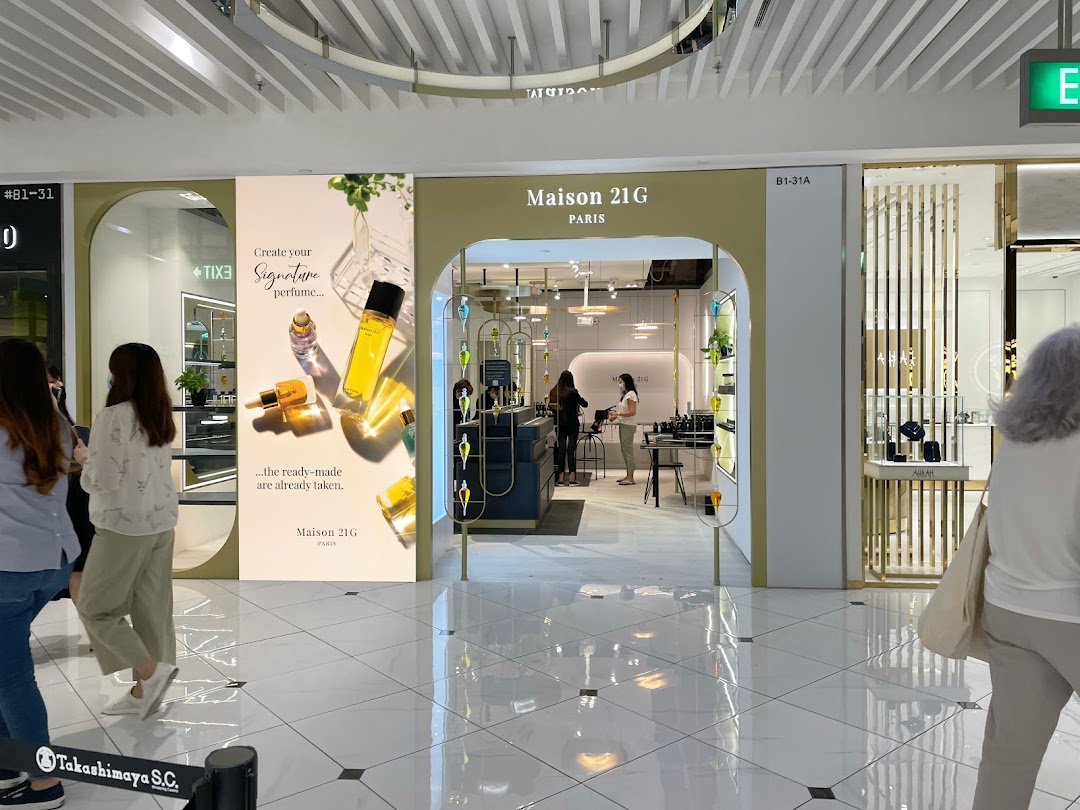 Bespoke fragrance house  Takashimaya Singapore  Maison 21G