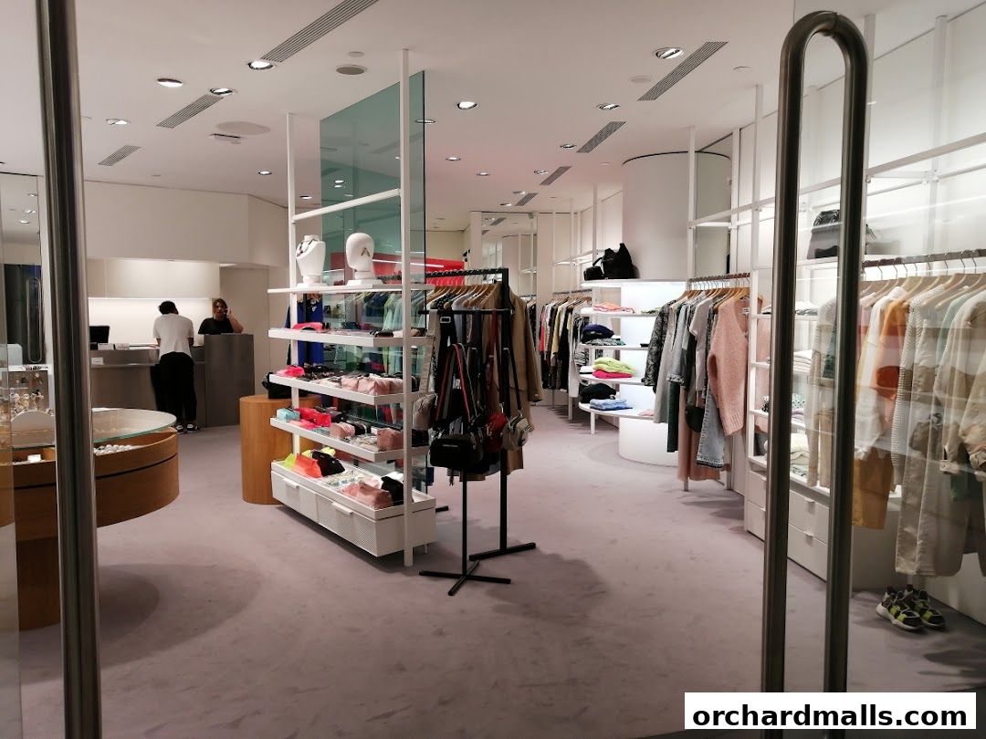 Interior view of a BIMBA Y LOLA store showcasing clothing and accessories on display.