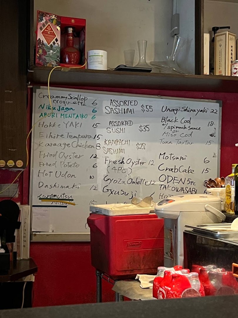 Menu page for Bistro Du Le Pin