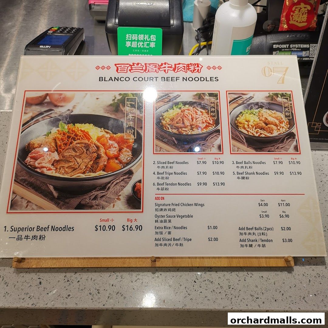 Blanco Court Beef Noodles Wisma Atria