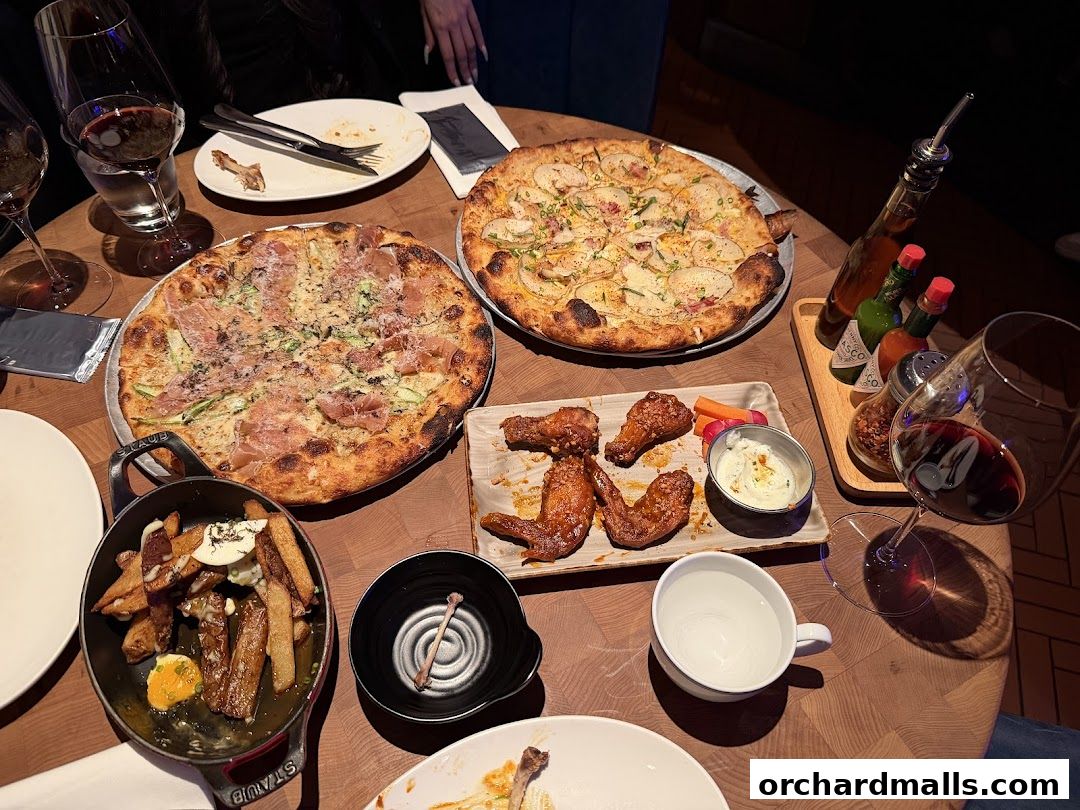 Blue Label Pizza  Wine