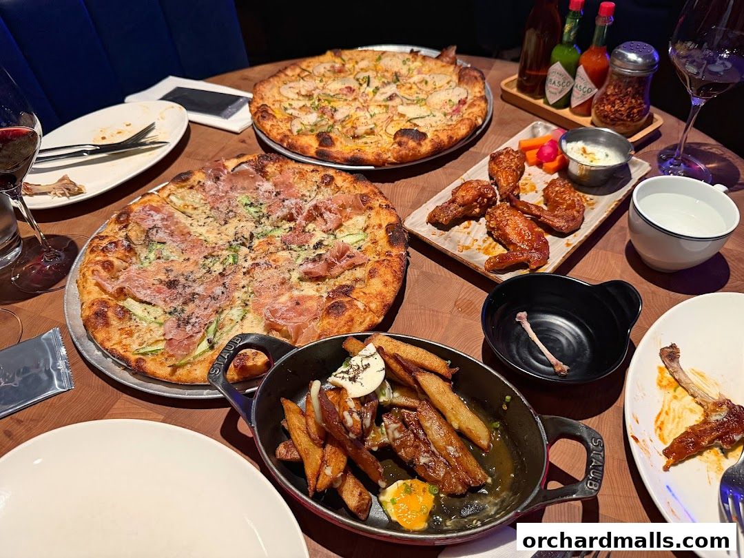 Blue Label Pizza  Wine