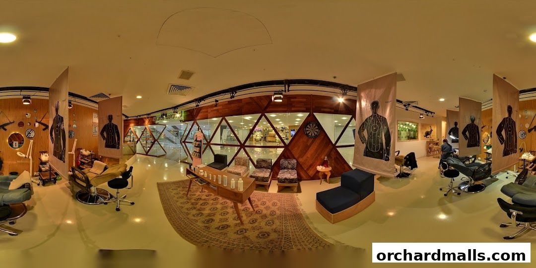 Interior view of Browhaus Wheelock, showcasing treatment chairs and product displays.