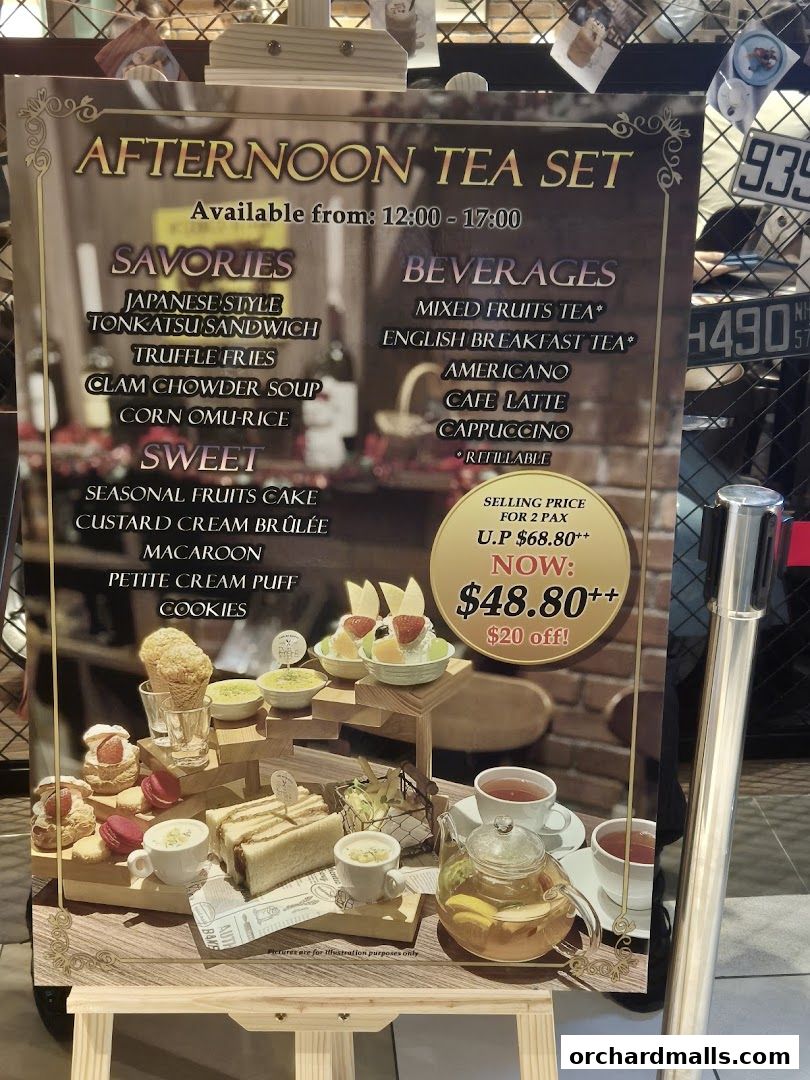 Menu page for Cafe Ma Maison