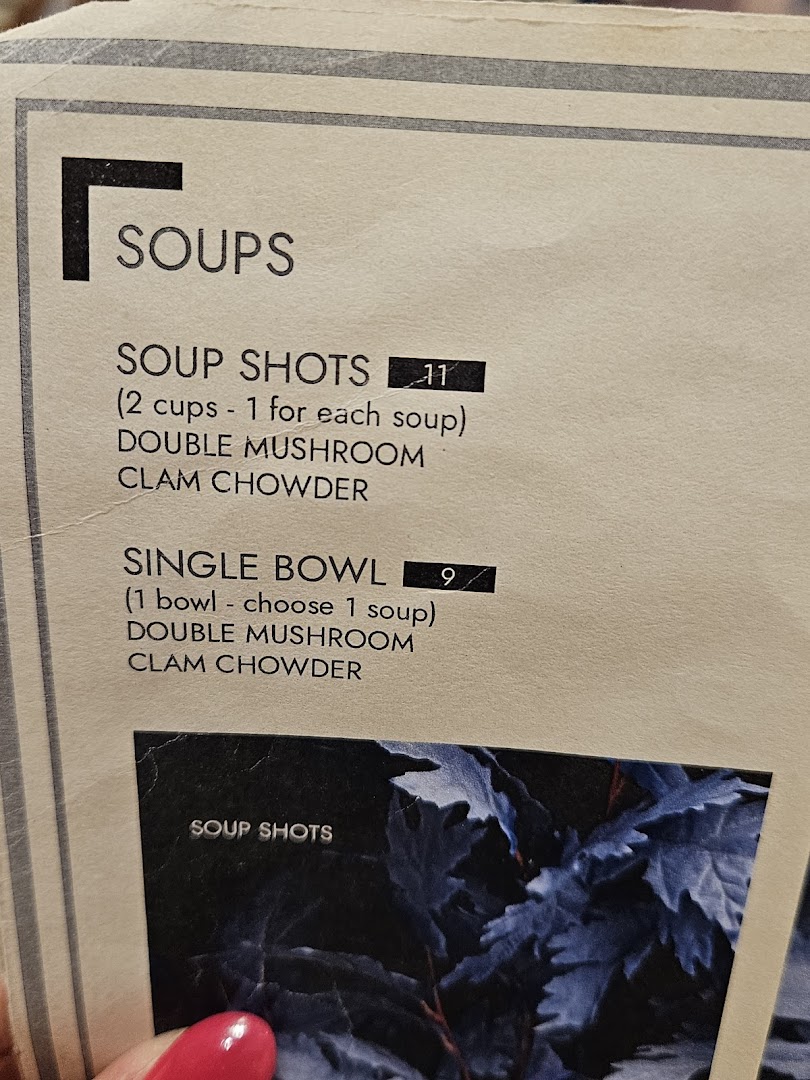 Menu page for café Q classified