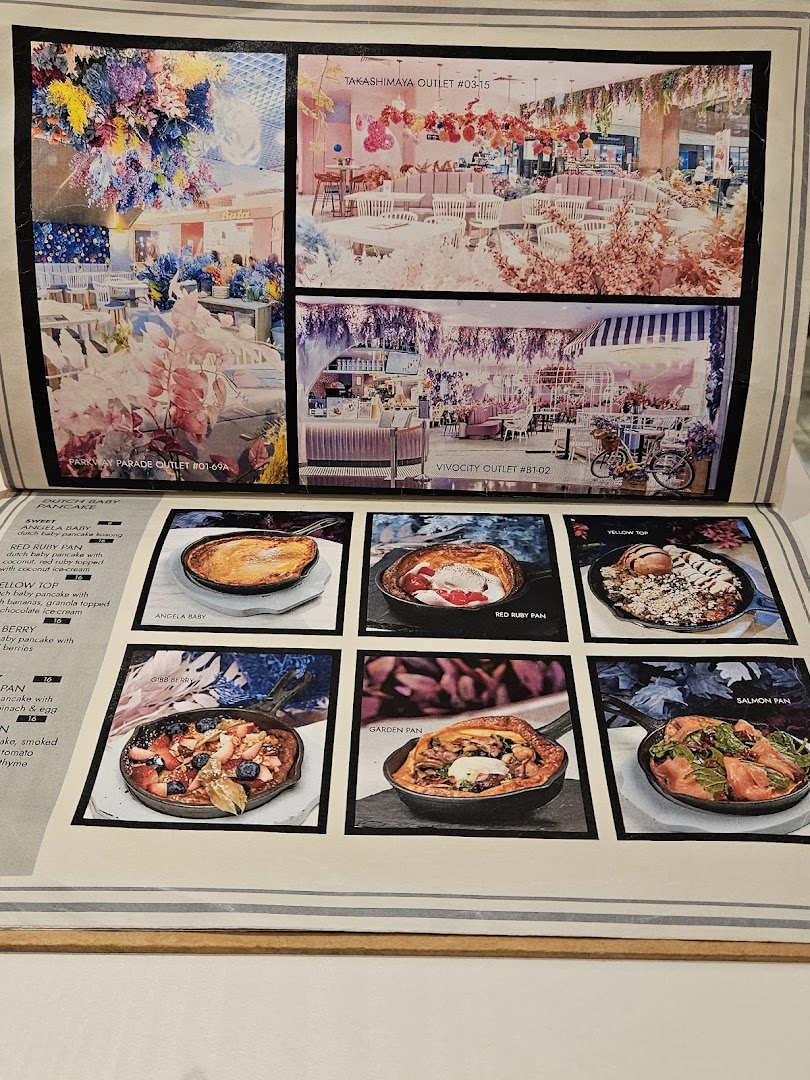 Menu page for café Q classified